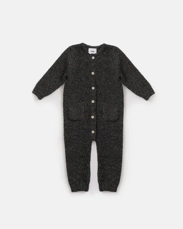 7AM - Long Sleeve Romper Fuzzy