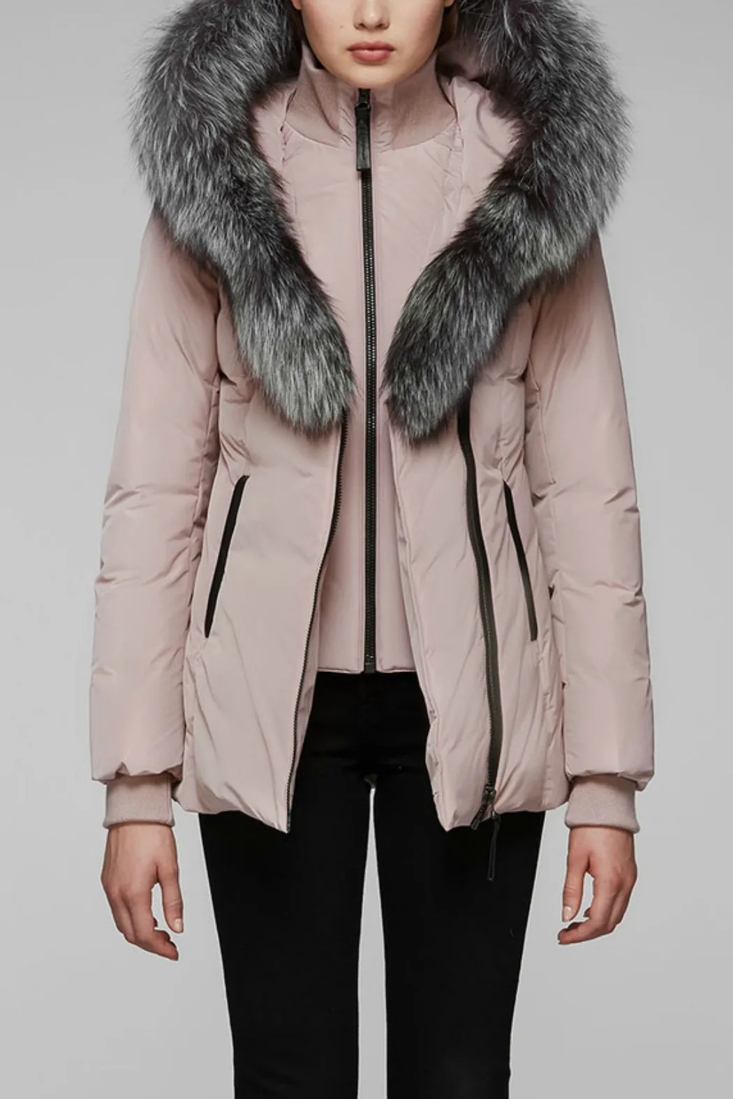 Adali-X Down Coat with Fur