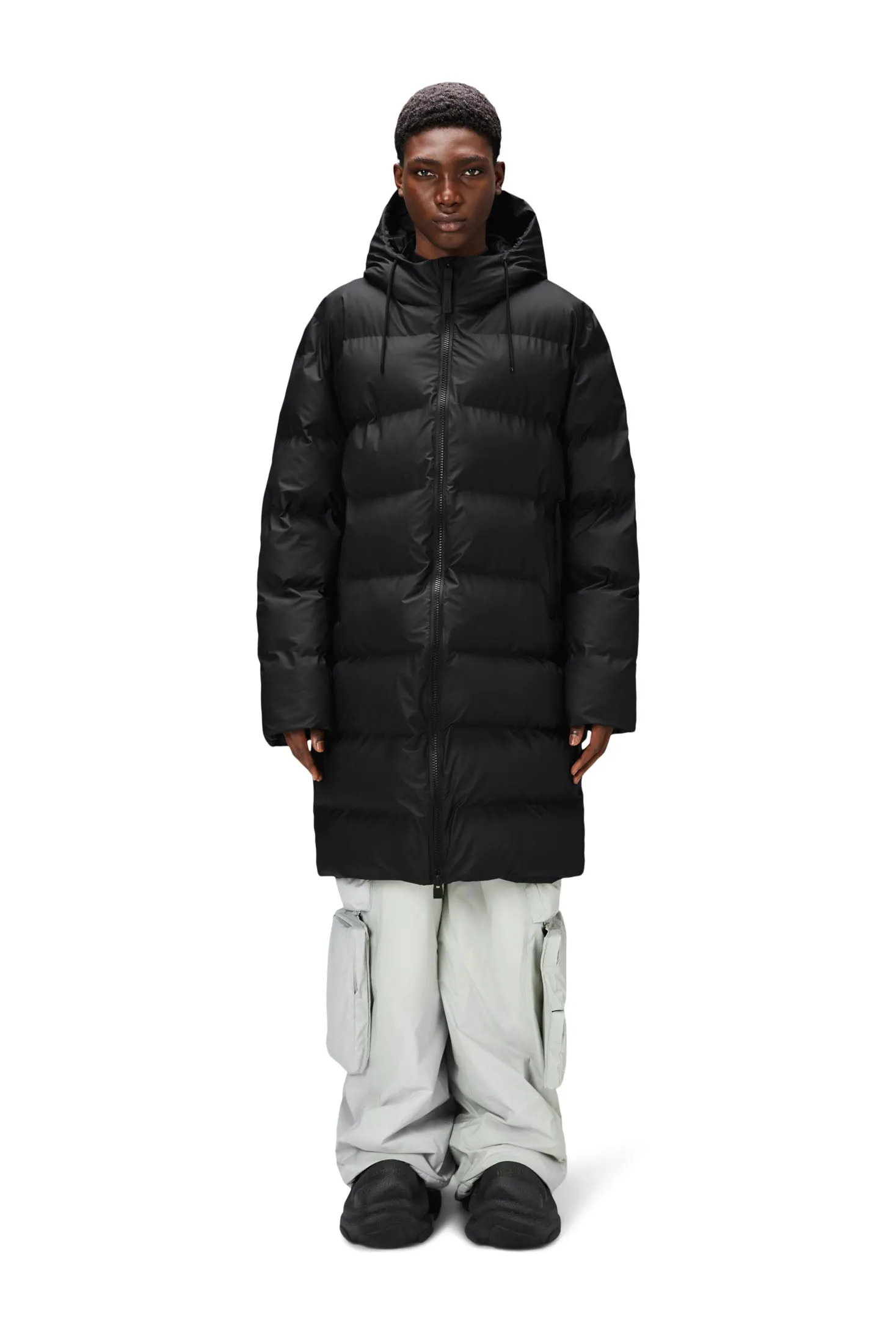 Alta Longer Puffer Jacket - Black