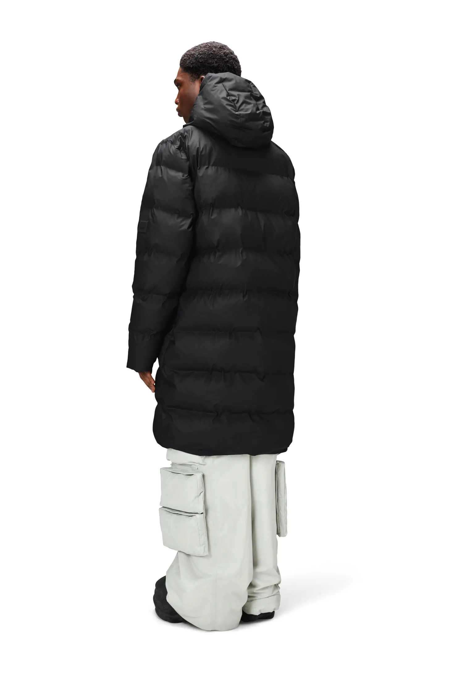 Alta Longer Puffer Jacket - Black