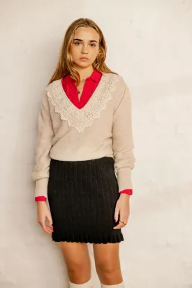 Atelier Reve Darel Jumper-Oatmeal Melange-20121672