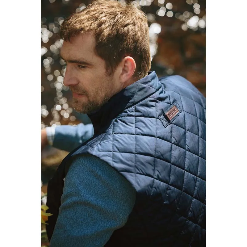 Barbour Whitfield Half Zip Mens Jumper - Navy