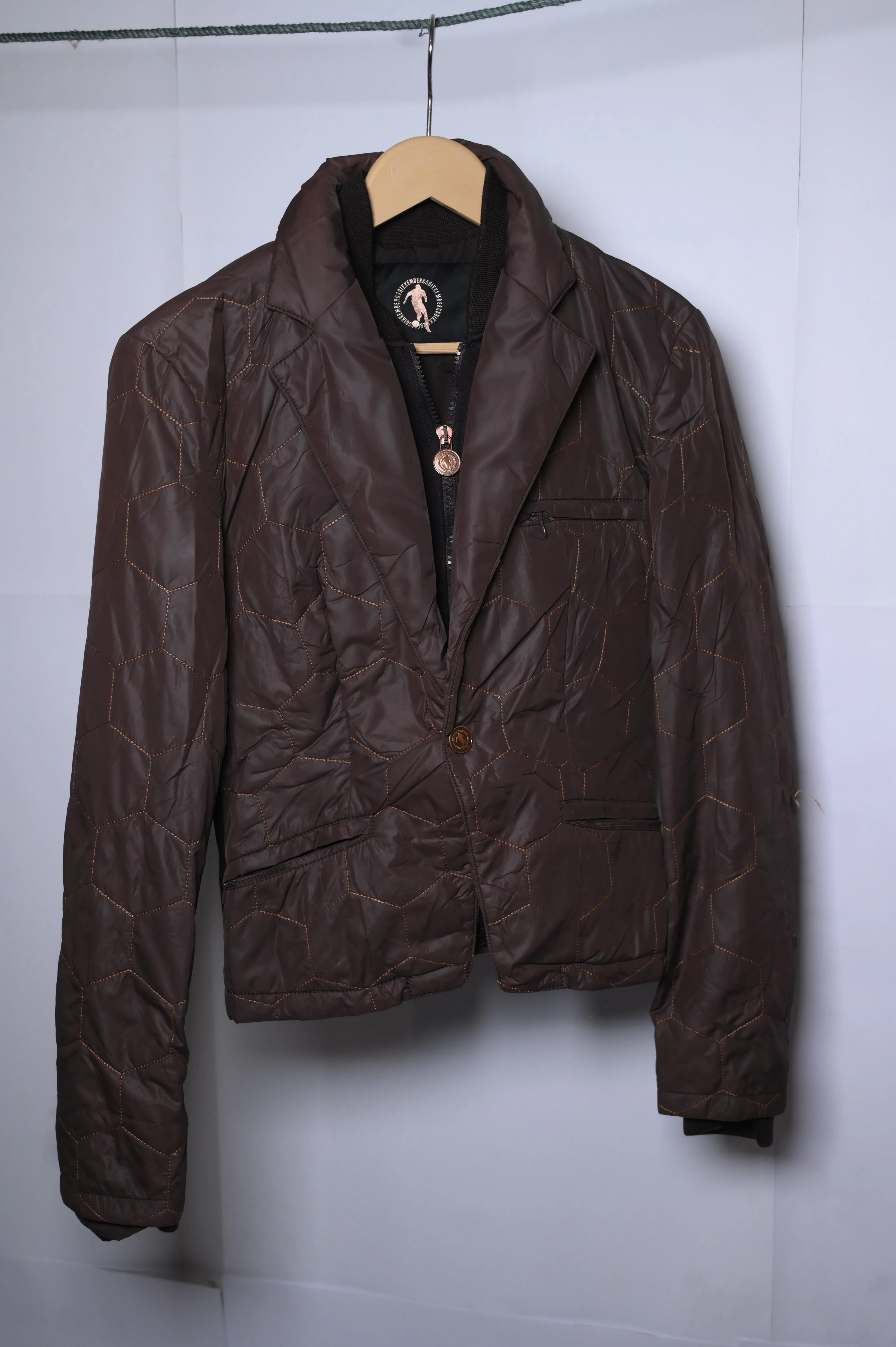 Bikkembergs Brown Modern-Casual Puffer Jacket