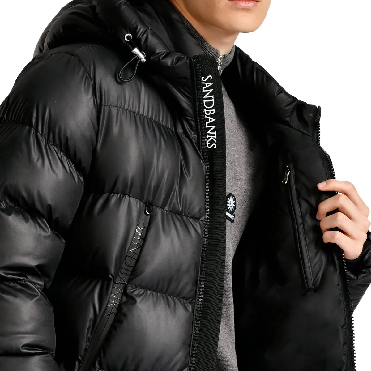 Black Ravine Mid Puffer Jacket