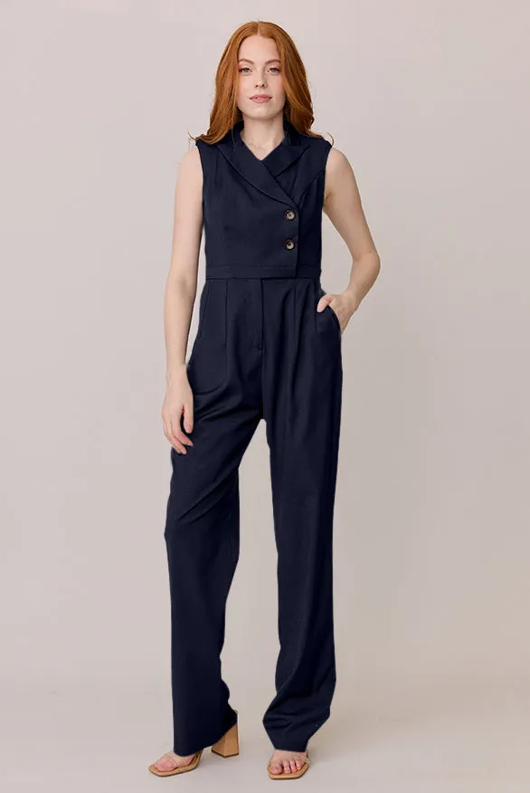 Blake Crepe Jumpsuit | Made To Order