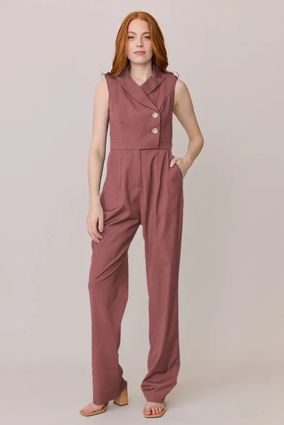 Blake Crepe Jumpsuit | Made To Order