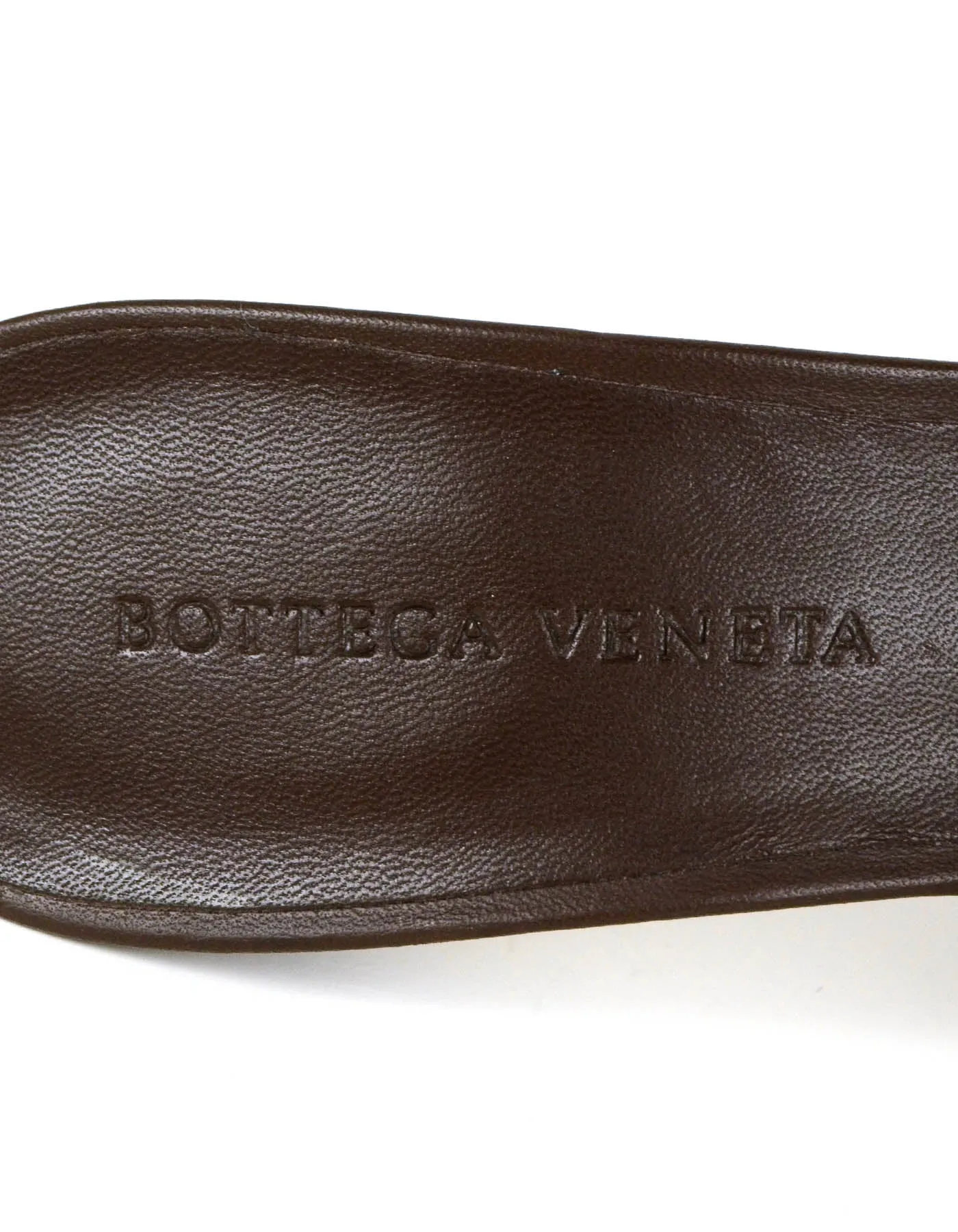 Bottega Veneta NEW Brown Quilted Leather Padded Sandals sz 39