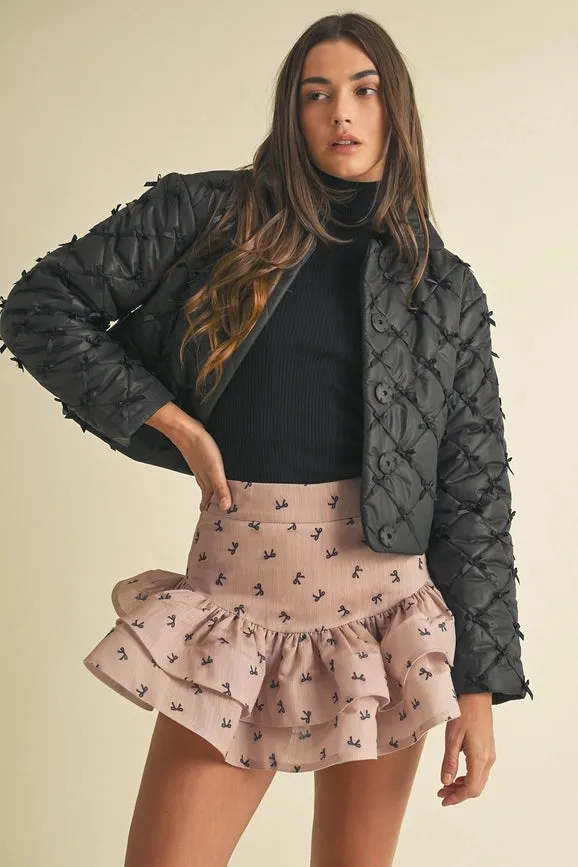 Bow Puffer Jacket