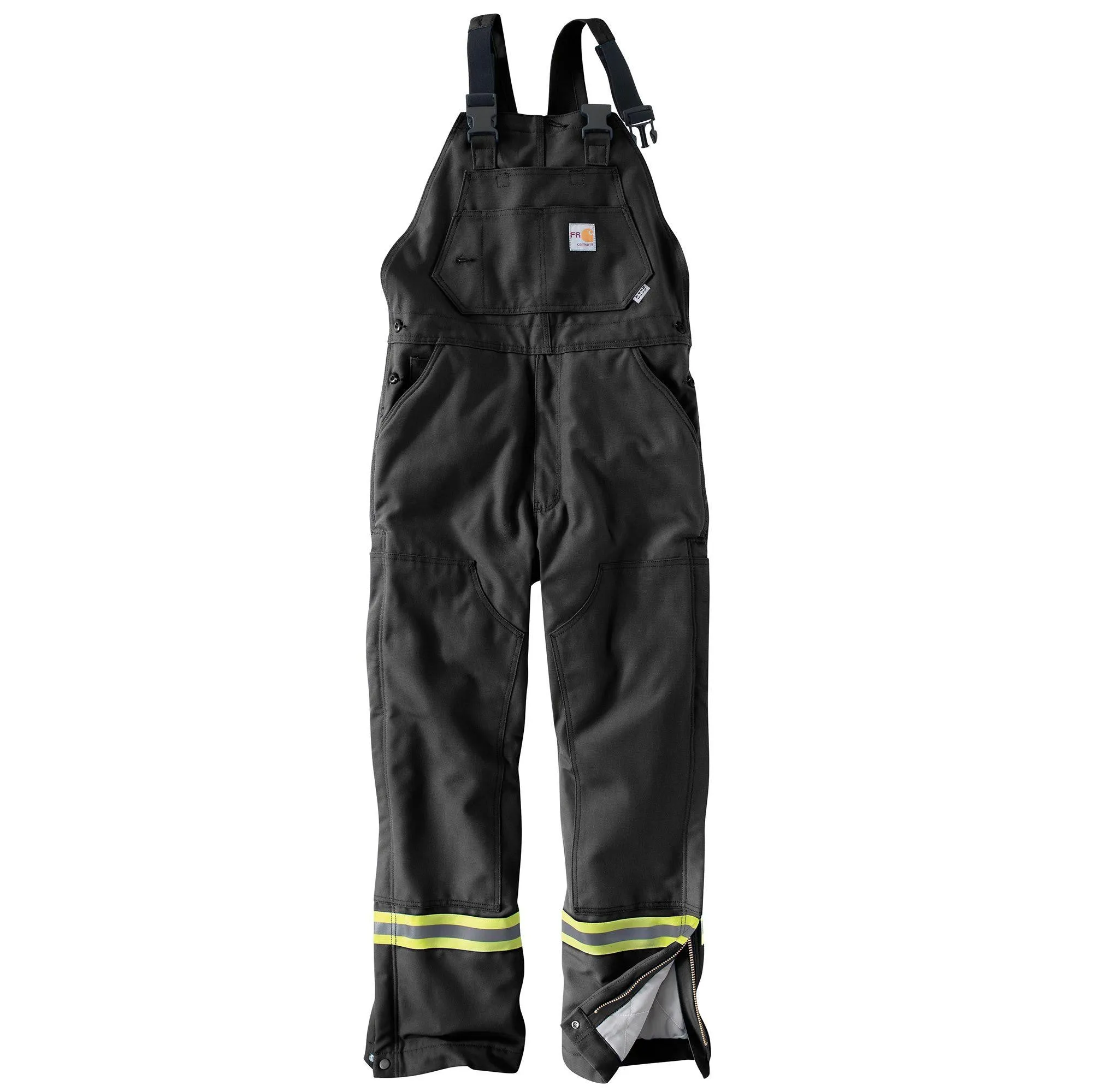 Carhartt FR Striped Duck Bib Lined Overall