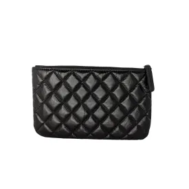 Chanel bags Black Aged Calfskin O Case 2.55 Reissue Pouch