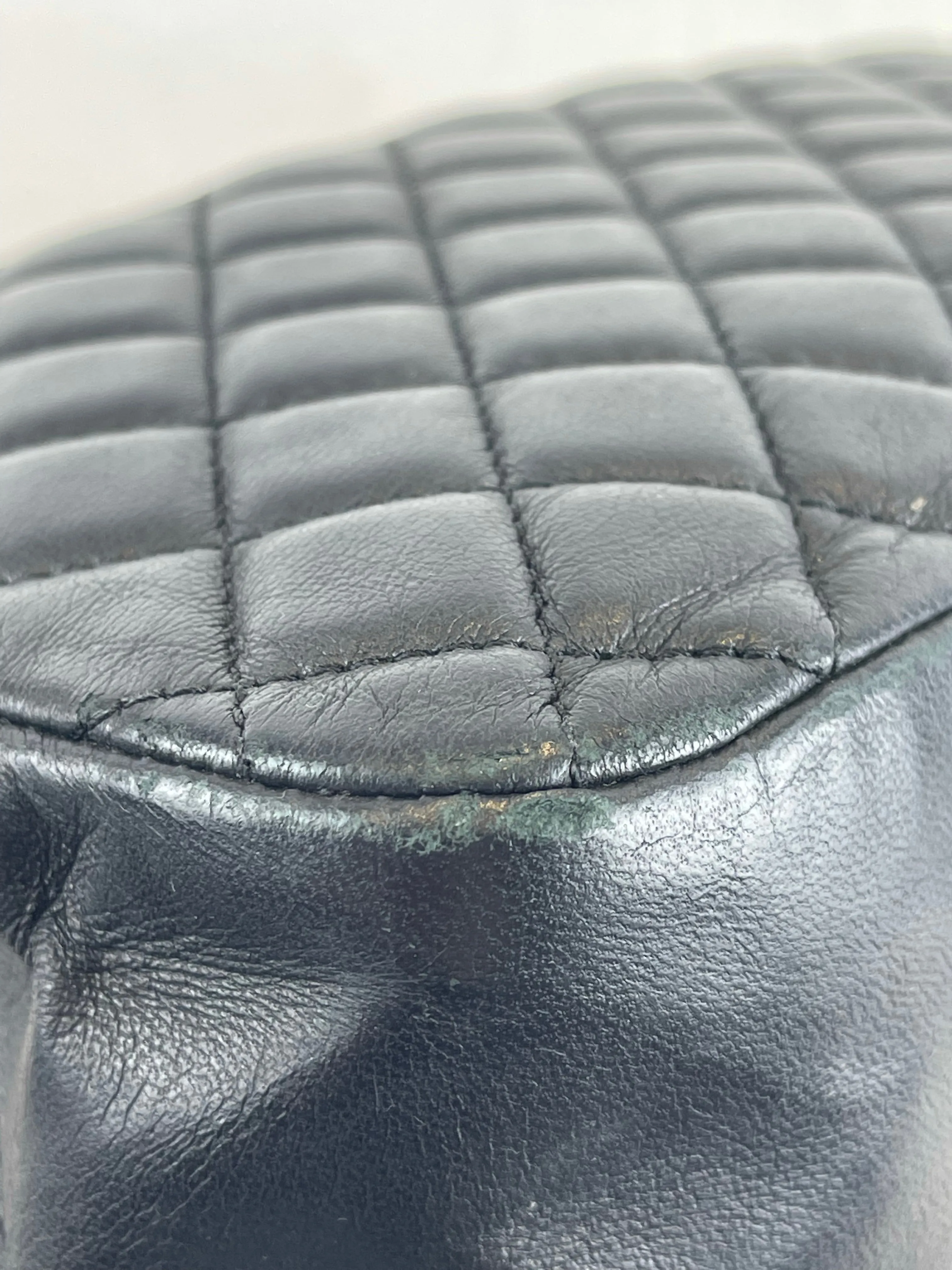 Chanel “Coco Corset” Charcoal Lambskin Handbag