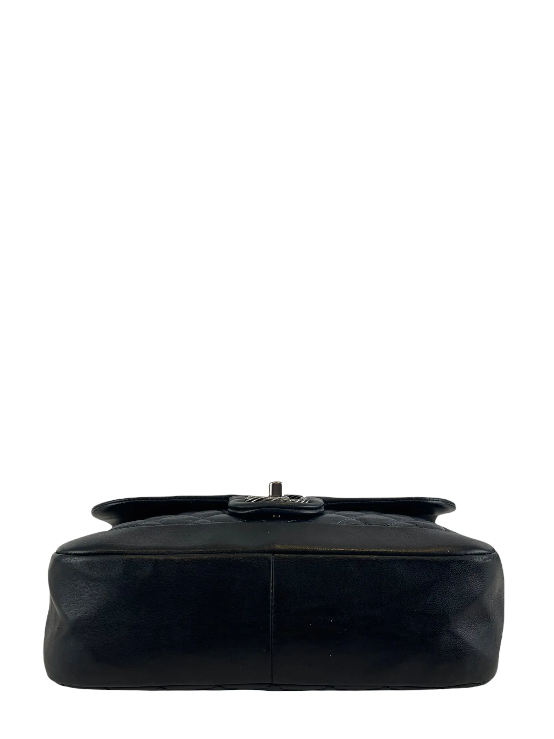 Chanel “Coco Corset” Charcoal Lambskin Handbag