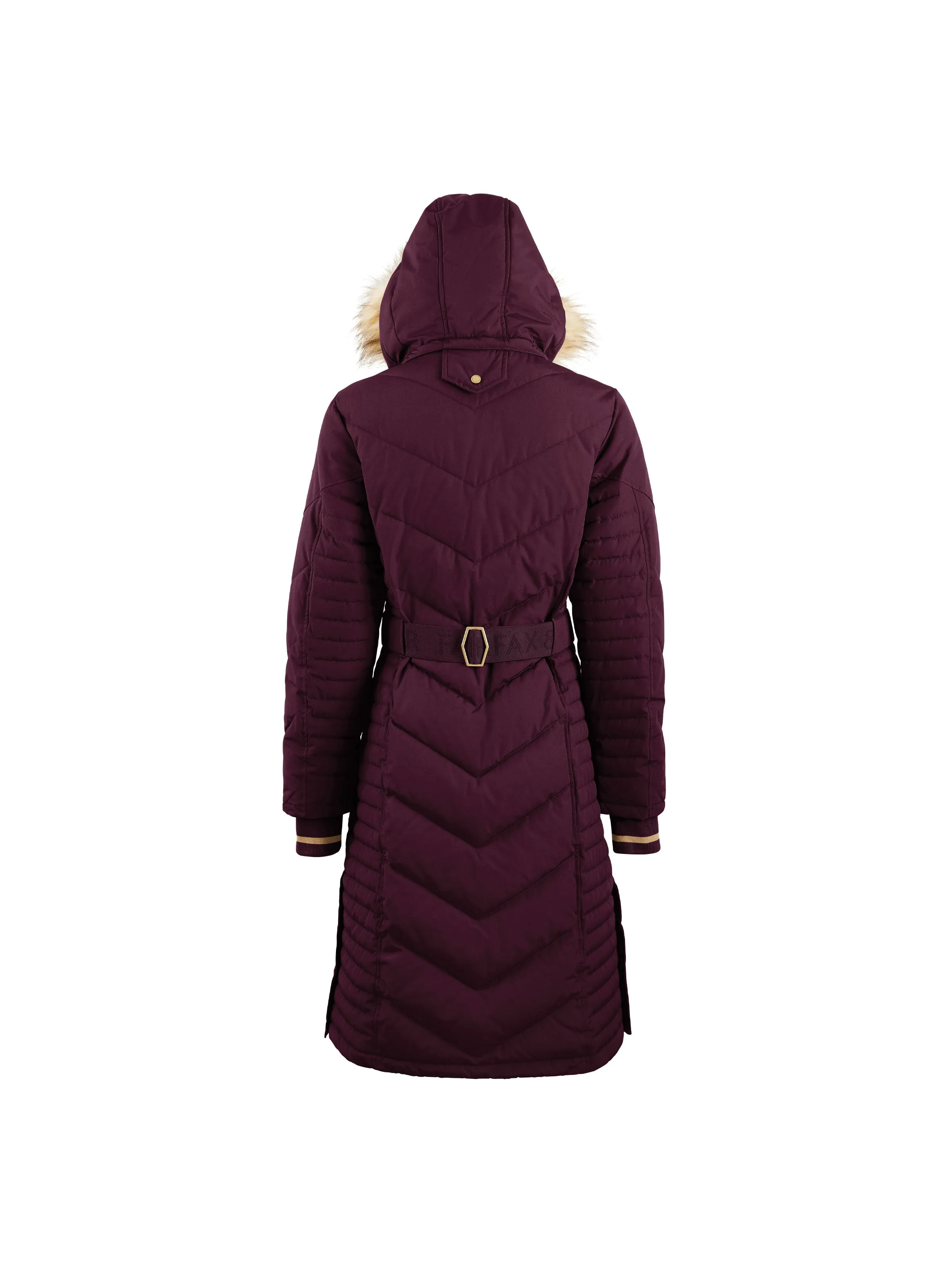 Charlotte Longline Coat - Plum