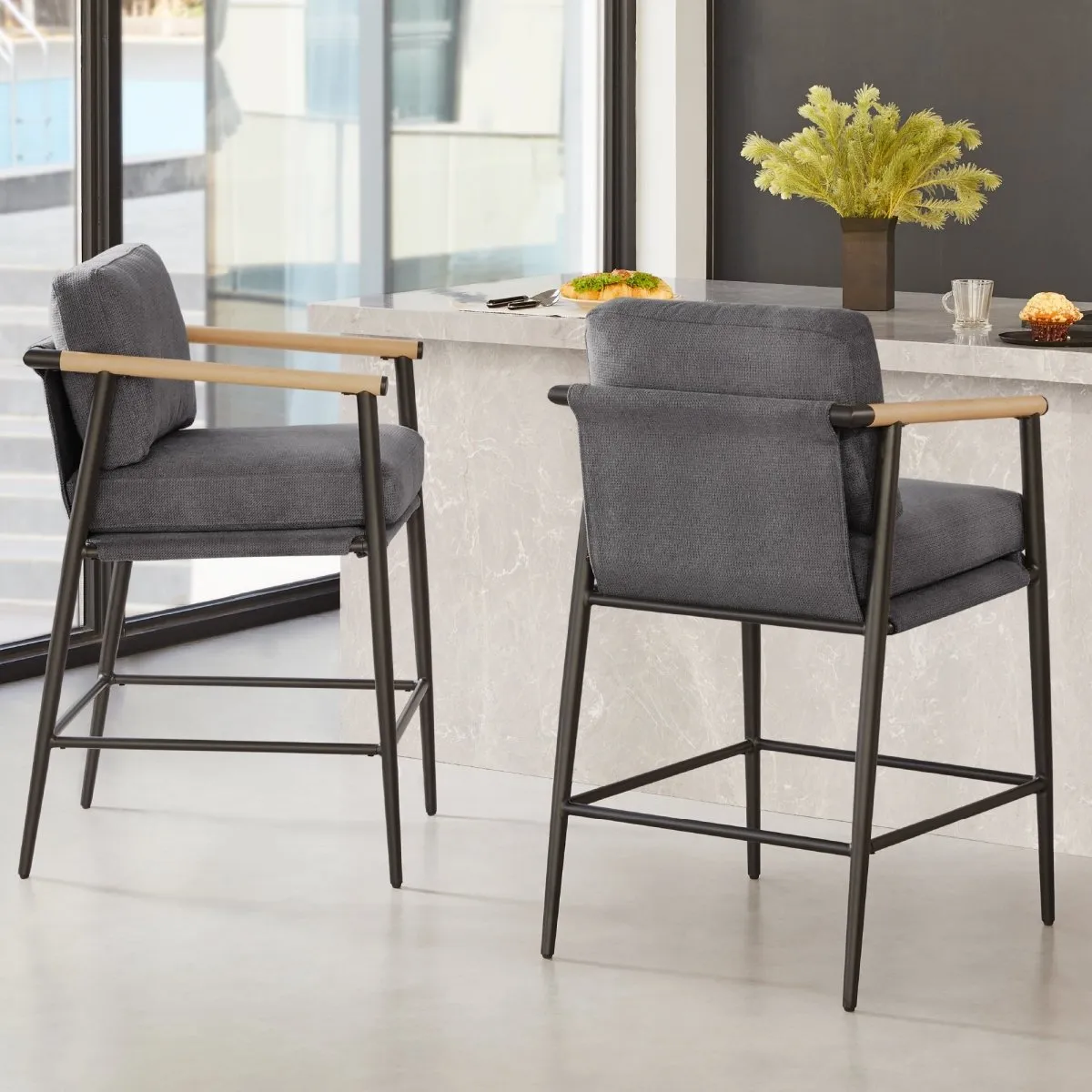 Charlotte Modern Counter Stool