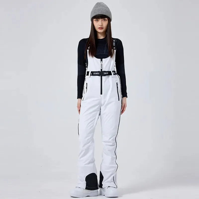 Chic Ski & Snowboard Bibs Pants Slim Fit Sports Jumpsuit