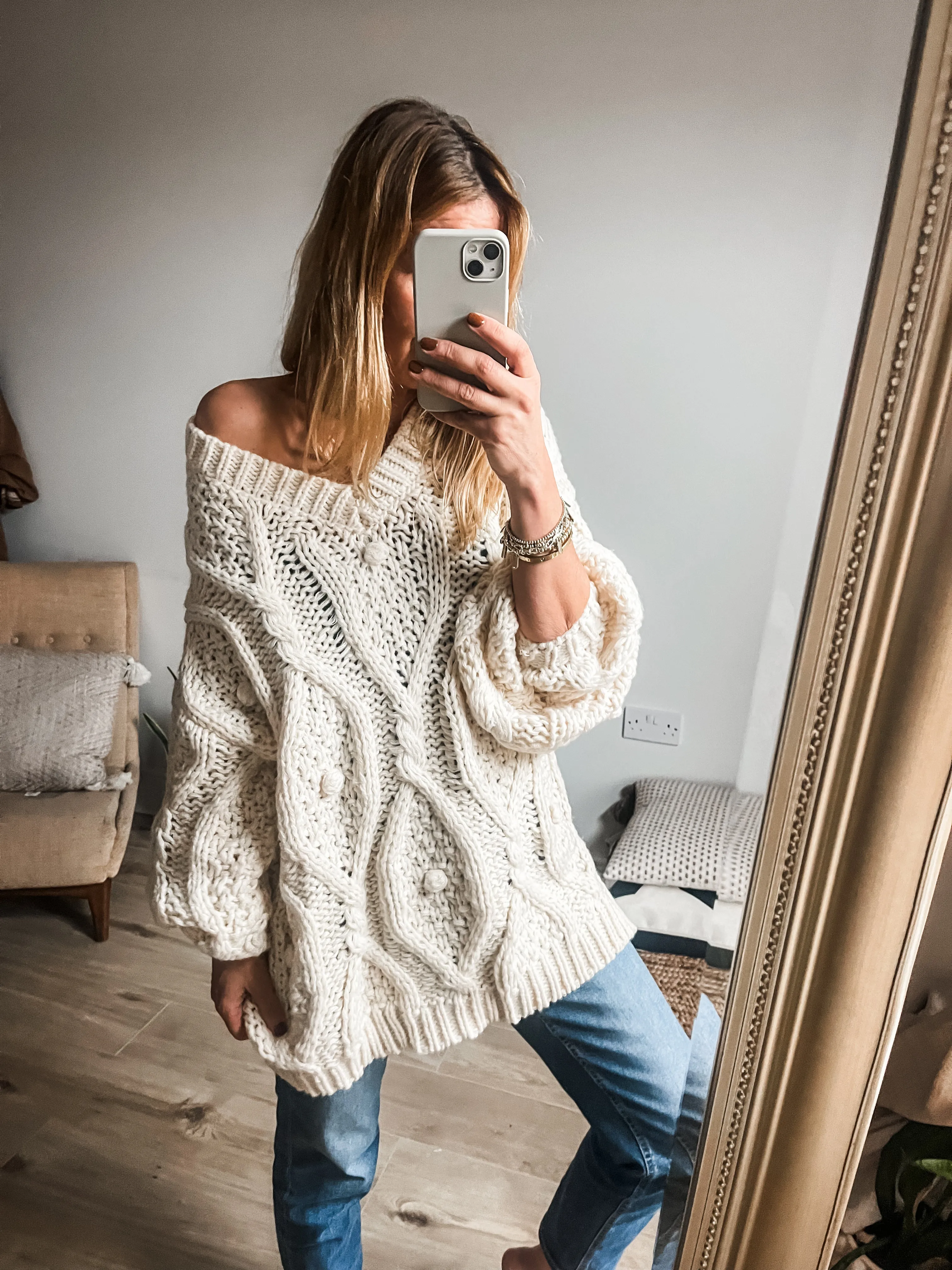 Chunky Bobble Detail Jumper