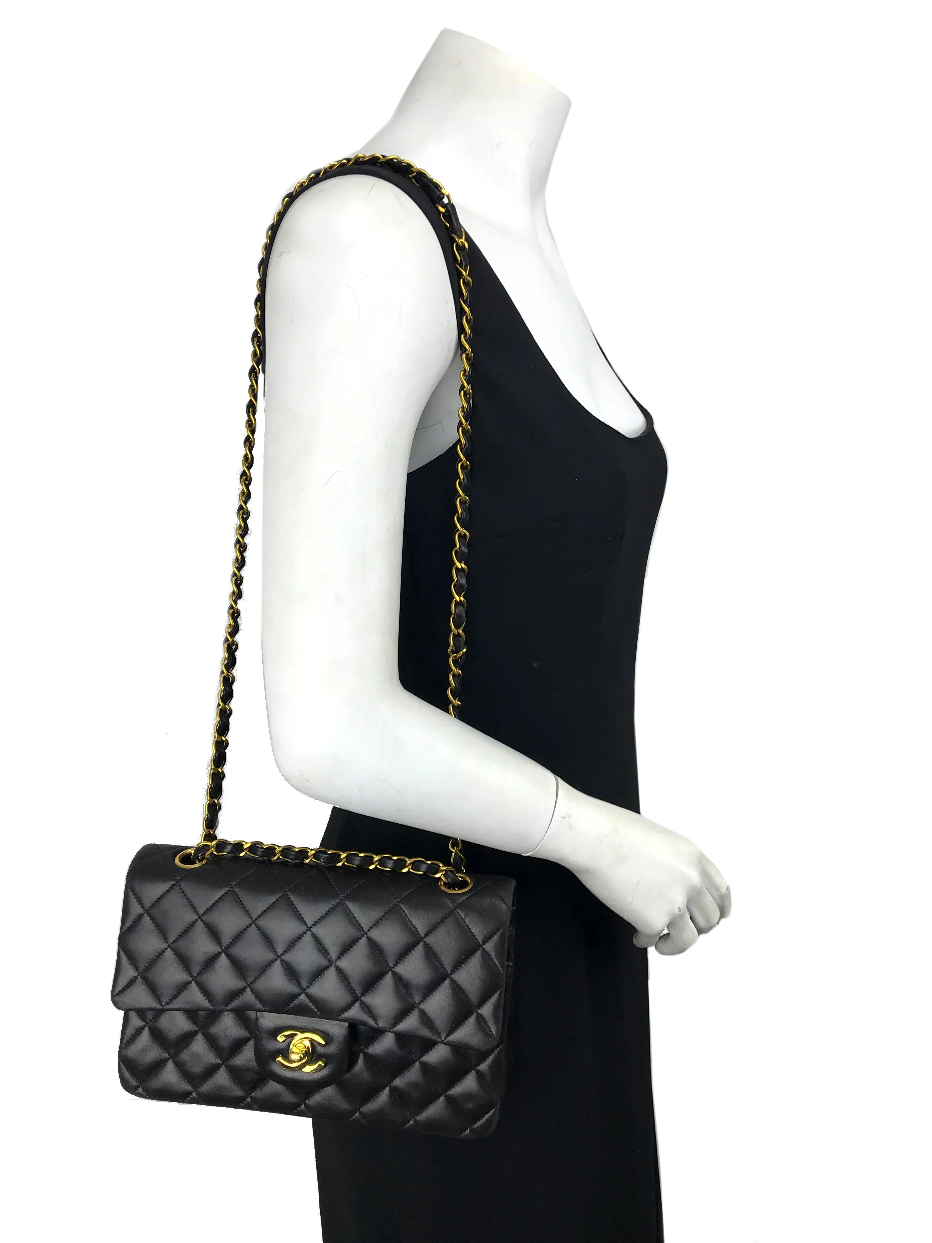 CL Quilted Lambskin Small Classic Double Flap Bag