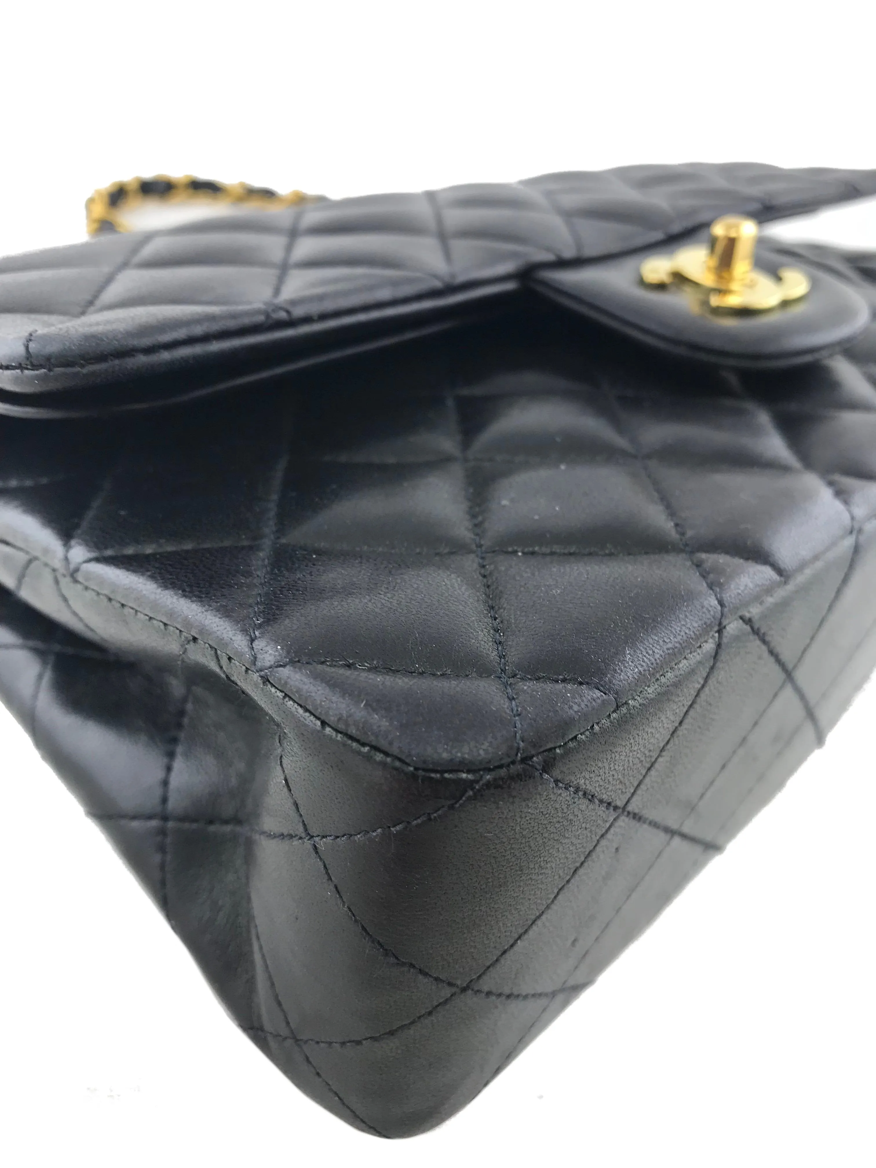 CL Quilted Lambskin Small Classic Double Flap Bag