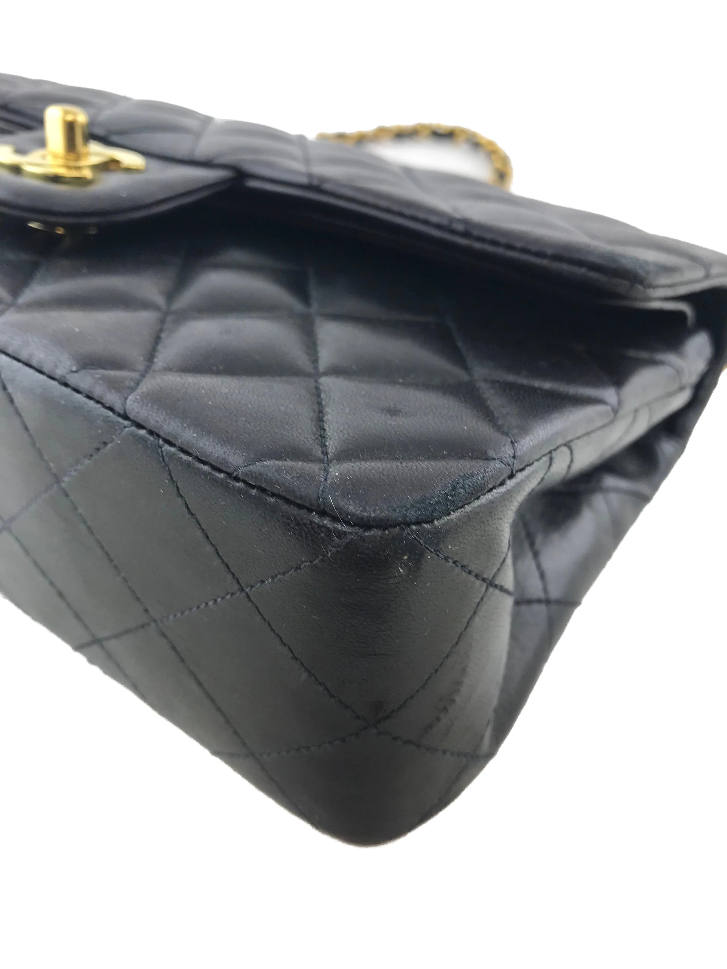 CL Quilted Lambskin Small Classic Double Flap Bag