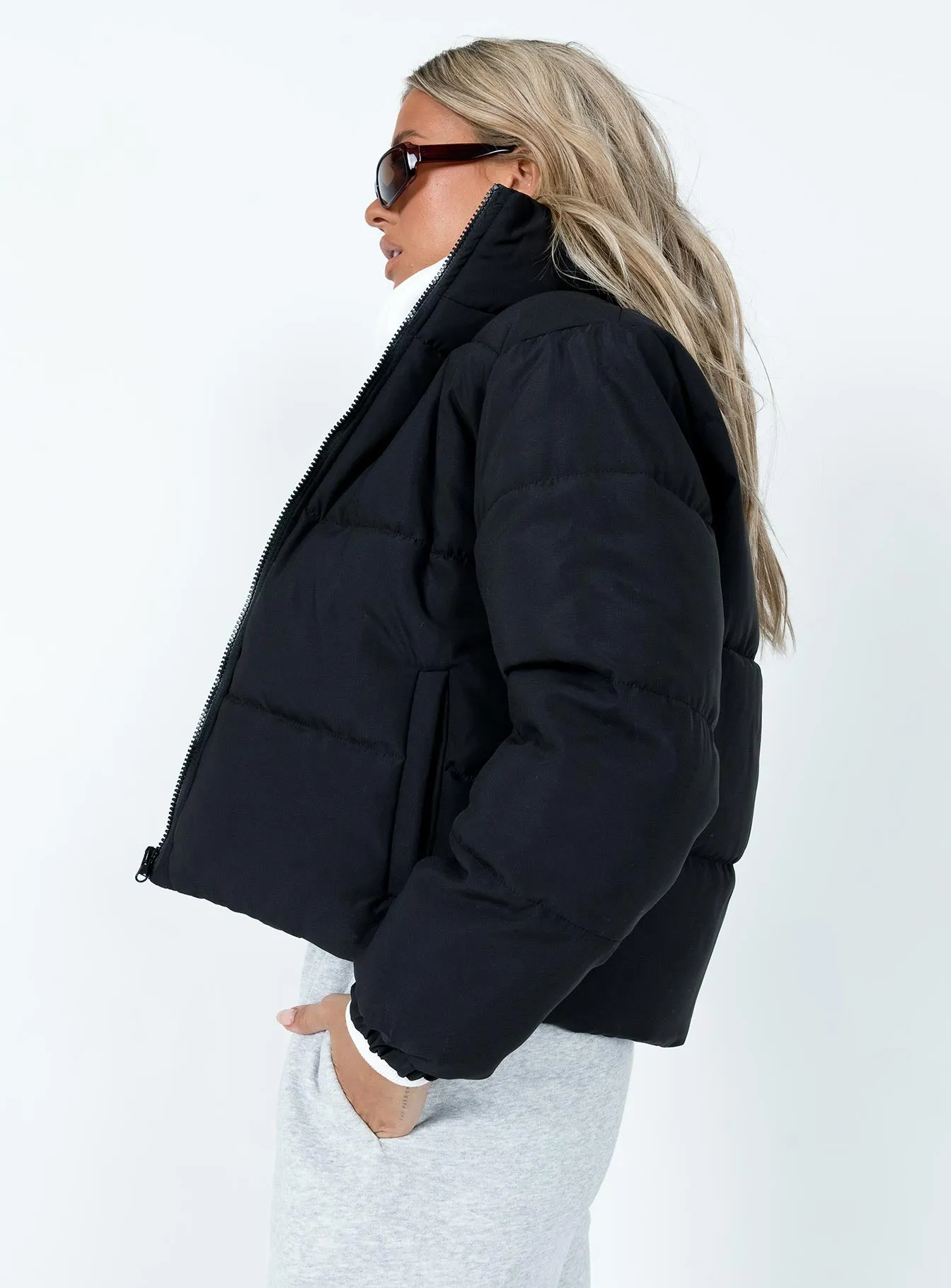 Clarise Puffer Jacket Black