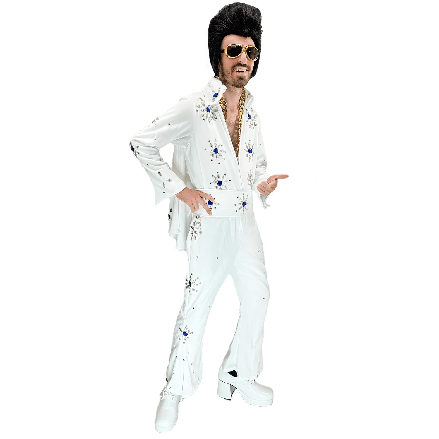 Classic Rock N' Roll Deluxe Elvis Adult Costume