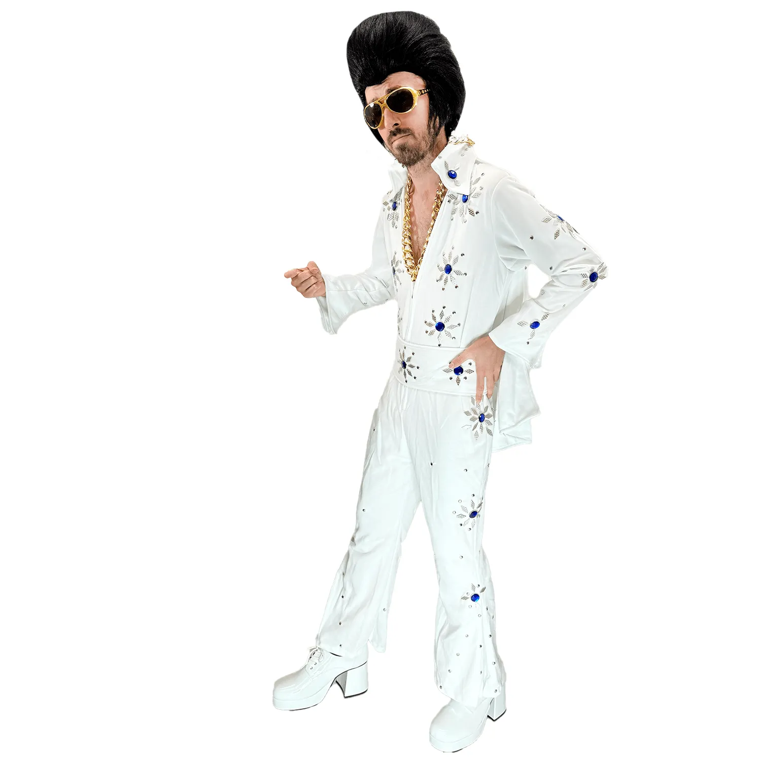 Classic Rock N' Roll Deluxe Elvis Adult Costume