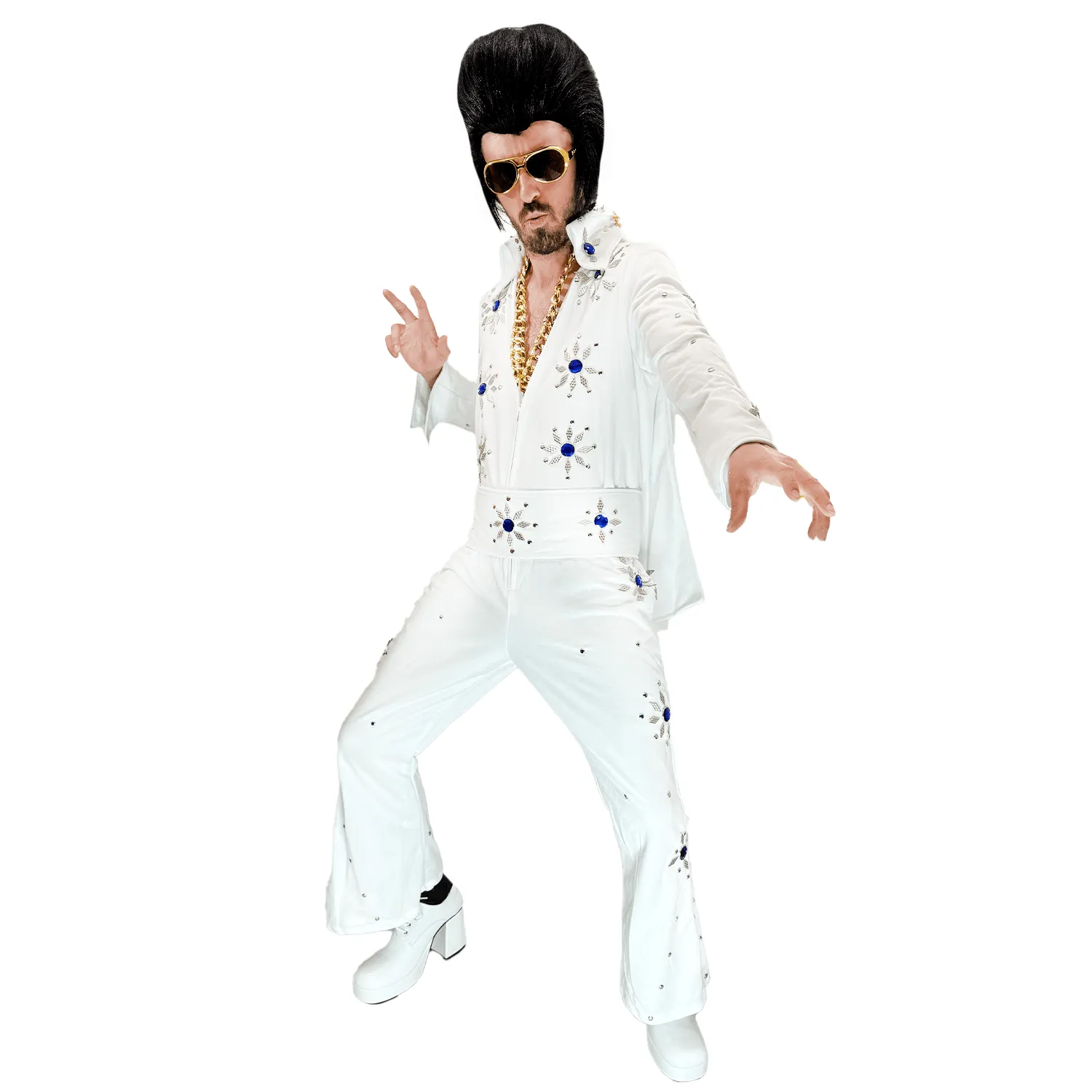 Classic Rock N' Roll Deluxe Elvis Adult Costume