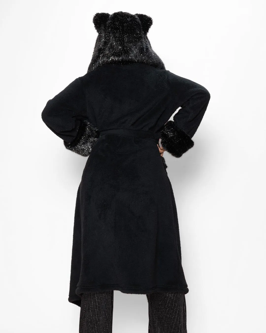 Classic Women's Luxury Black Robe | Black Panther