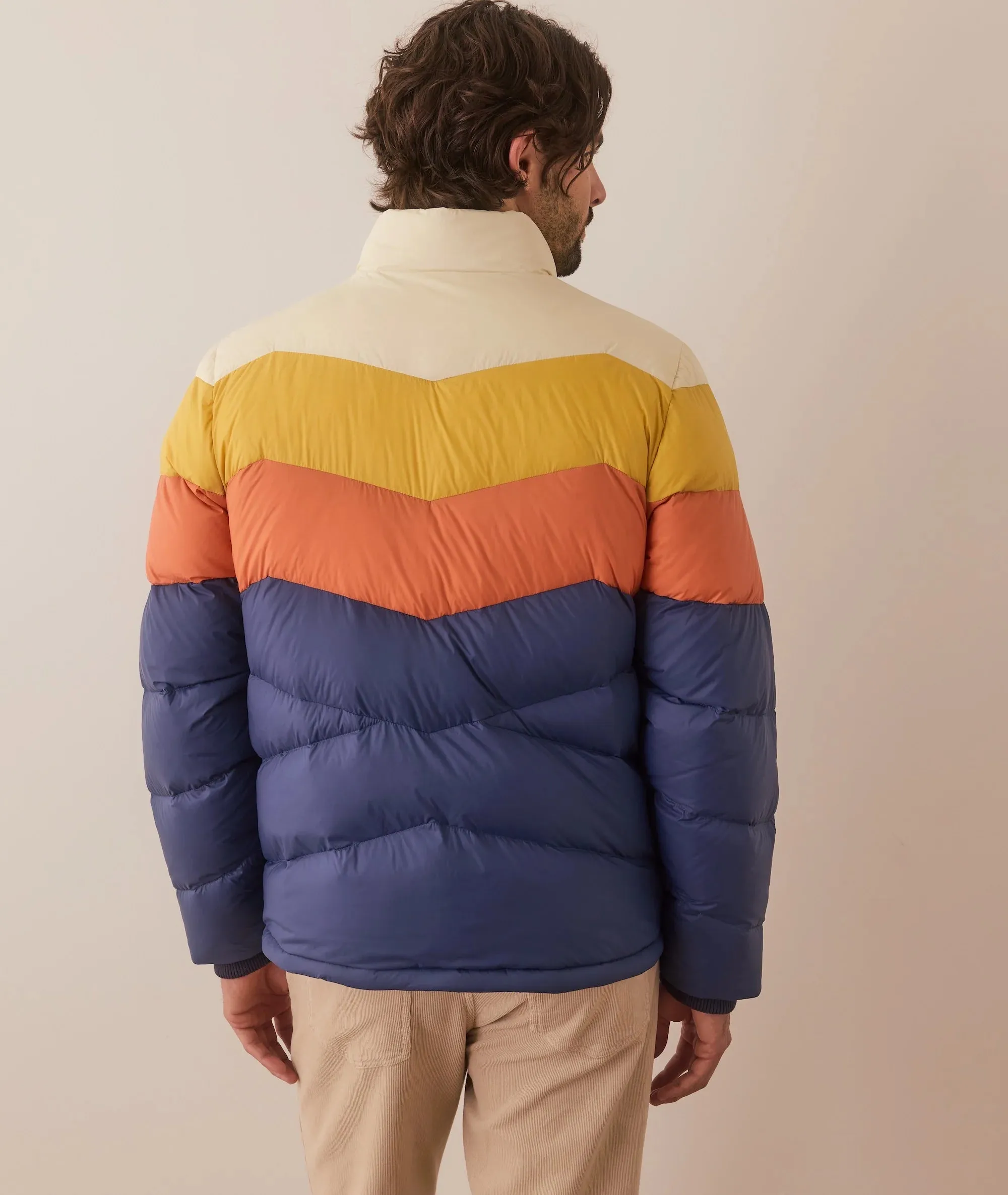 Colorblock Puffer Jacket