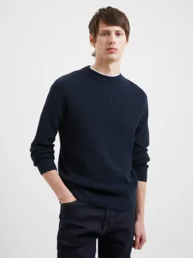 Crew Neck Waffle Knit Jumper