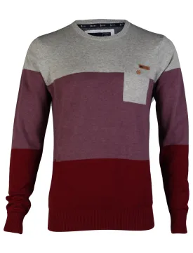 D-Code Darrell Knitted Jumper in Red