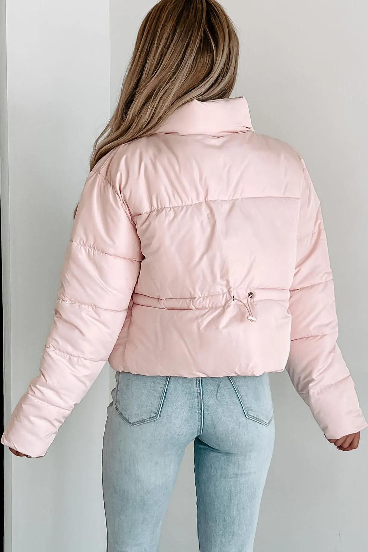 Dropping Temps Puffer Jacket (Blush)