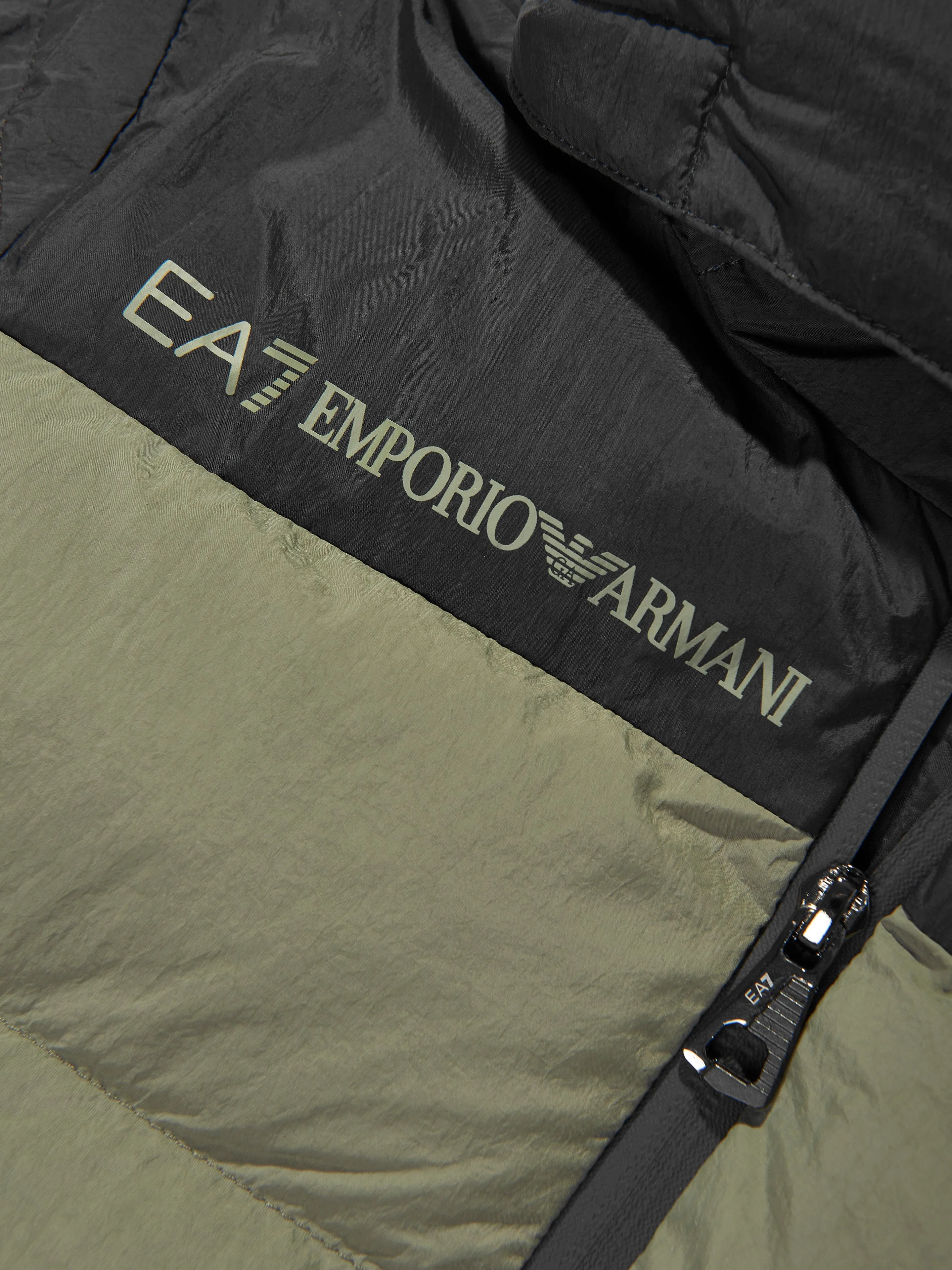 EA7 Emporio Armani Boys Puffer Jacket in Green