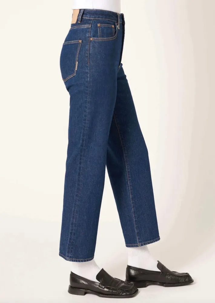 Edie Cropped Straight Rinse