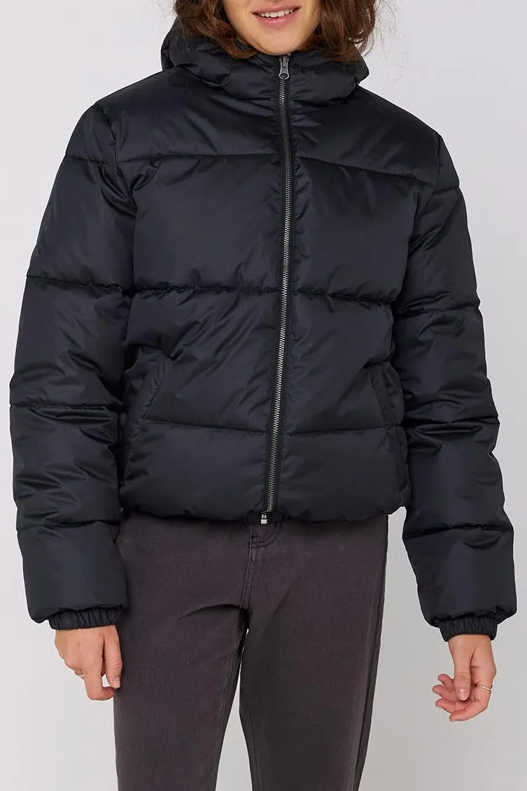 Ellis Black Eco Puffer Jacket