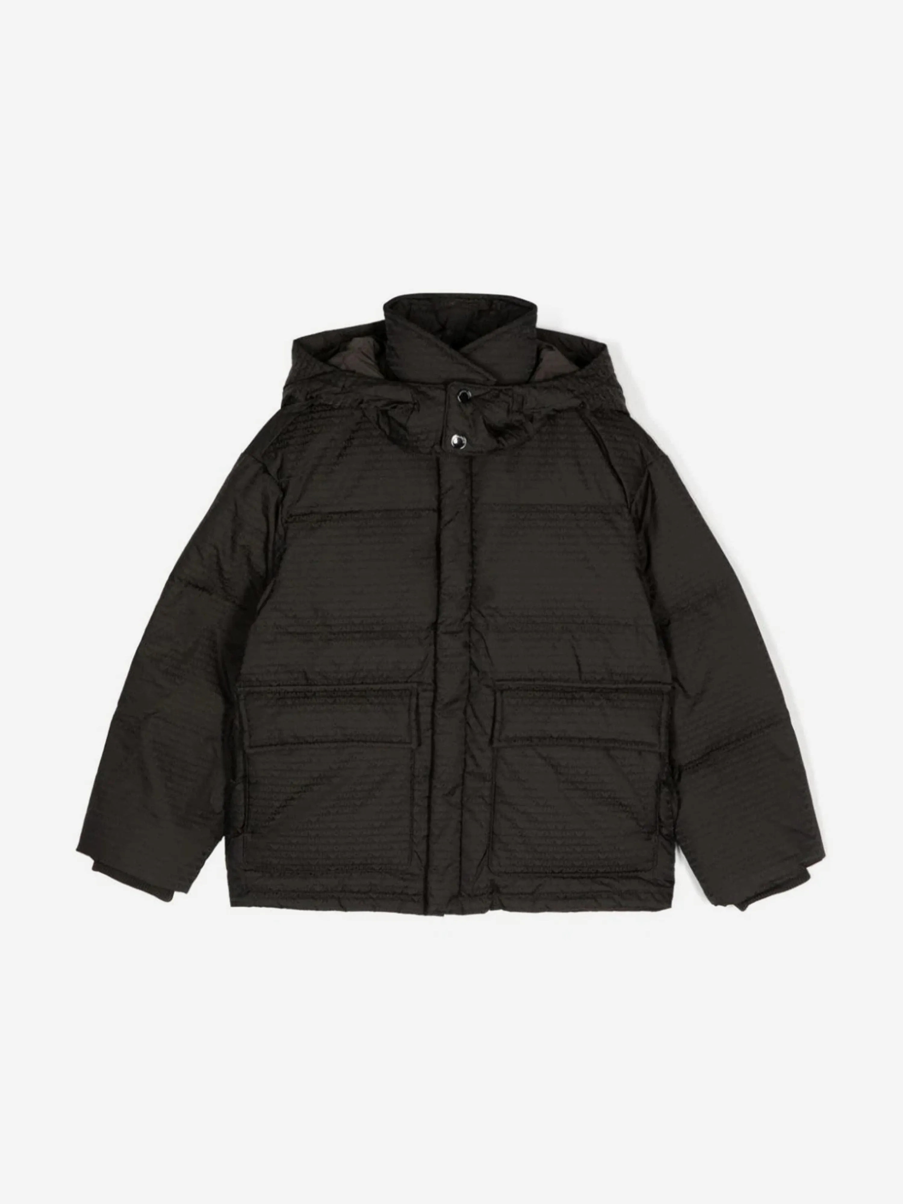 Emporio Armani Boys Down Padded Puffer Jacket in Green