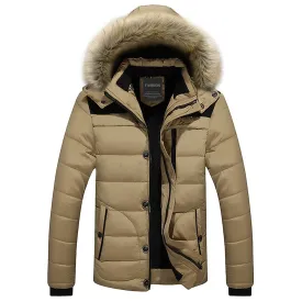 Faux Fur Trim Hooded Extrem Warm Puffer Jacket