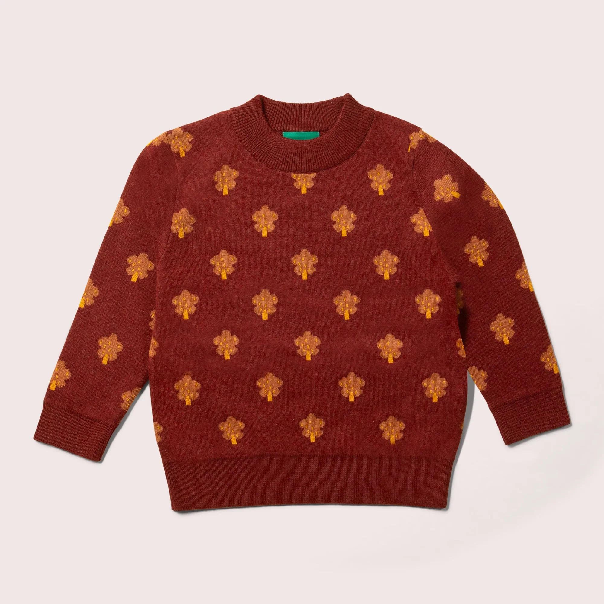 From One To Another Autumn Leaf Knitted Jumper