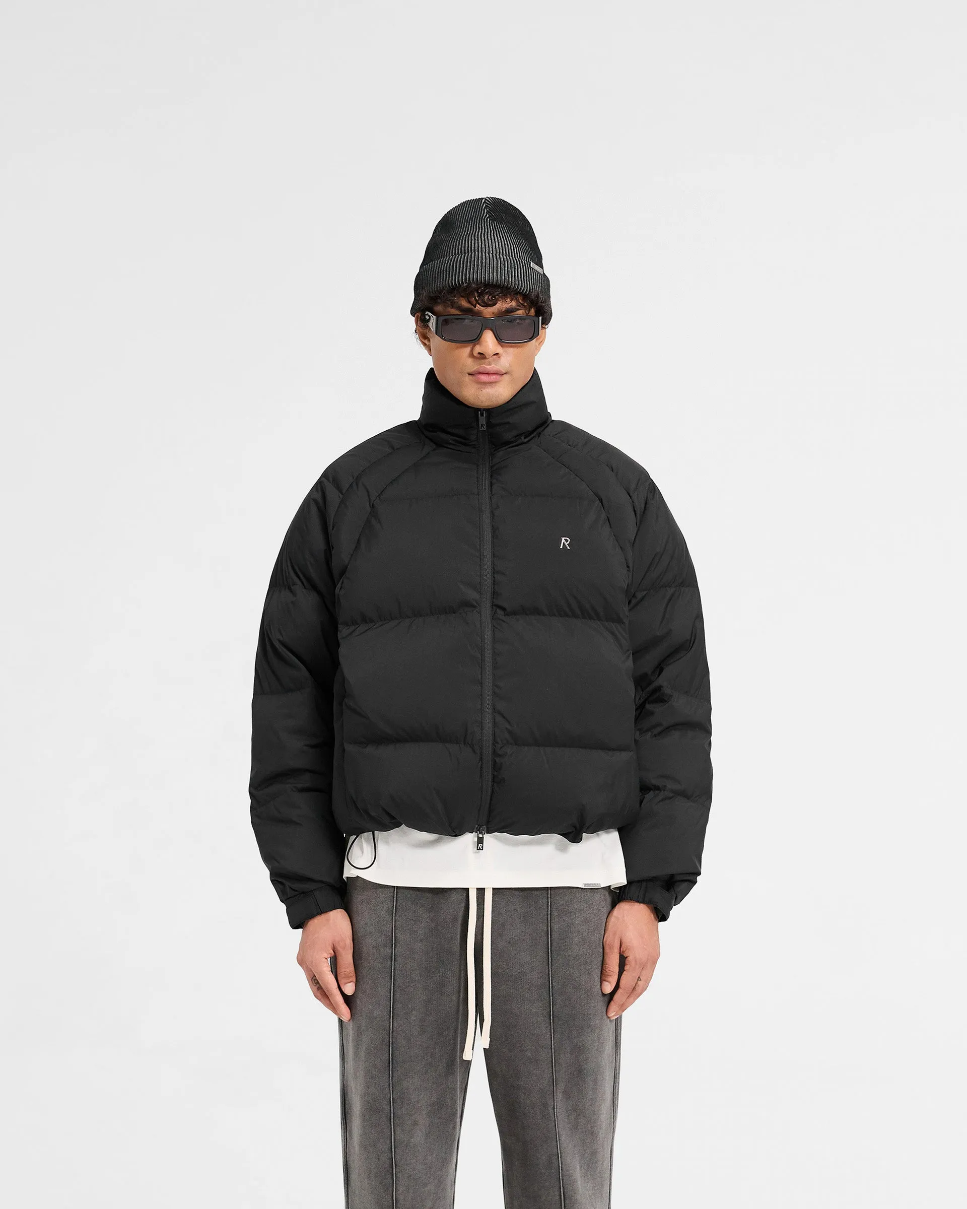 Funnel Neck Puffer - Black