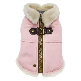 Furry Runner Coat Pink