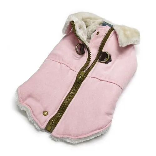 Furry Runner Coat Pink