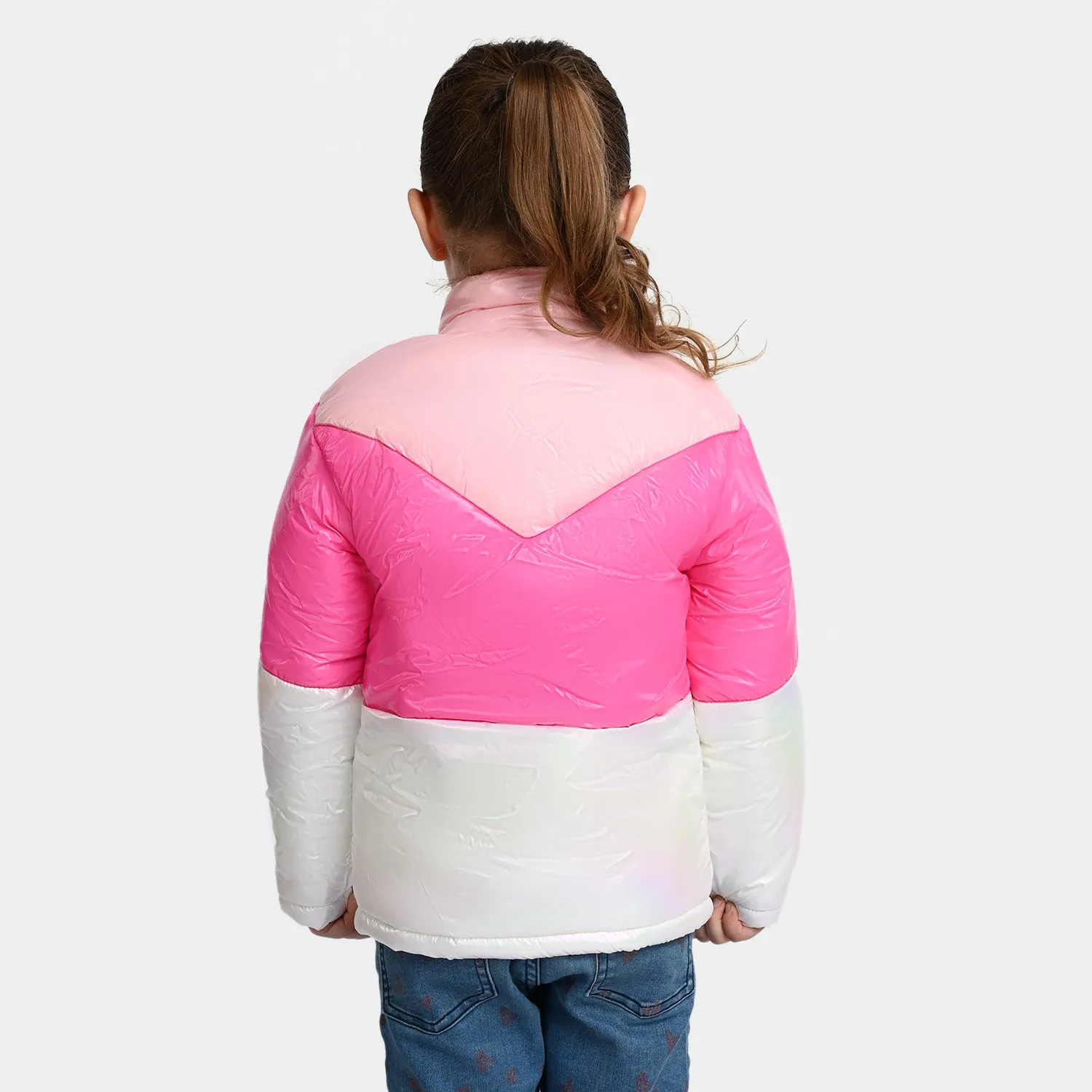 Girls Quilted Jacket Vogue-Pink