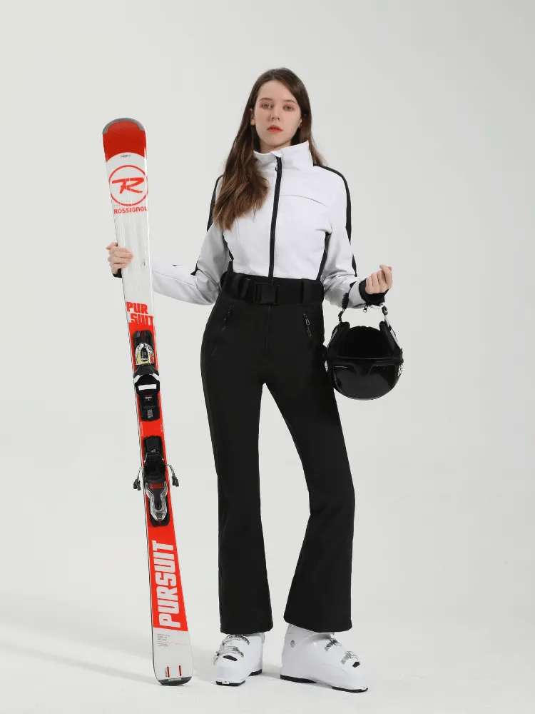 Gsou Snow Snowflake Slim Ski Jumpsuit - Women‘s