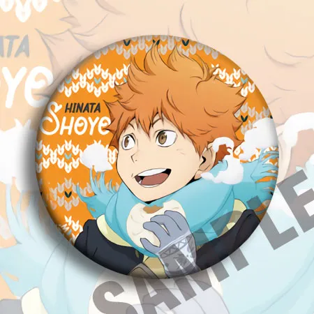 Haikyuu!! Autumnal Character Buttons / Pins