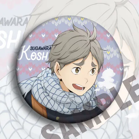 Haikyuu!! Autumnal Character Buttons / Pins