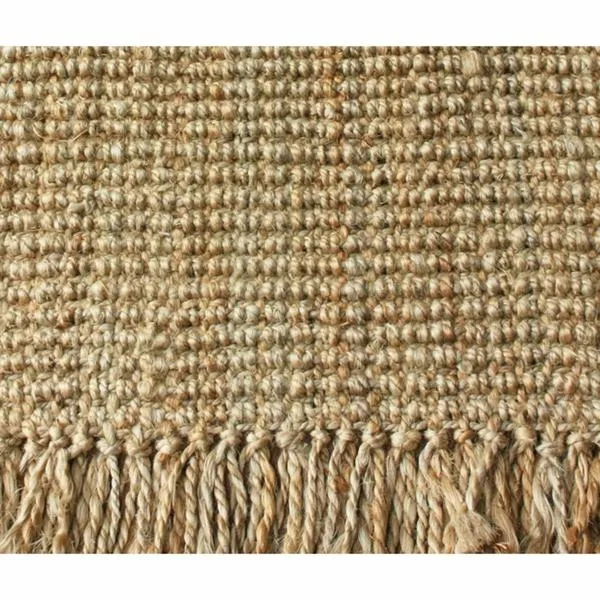 Handmade Eco Natural Fiber Chunky Loop Jute Rug (4' x 6')