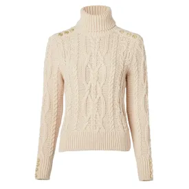 Holland Cooper Belgravia Cable Knit - Oatmeal