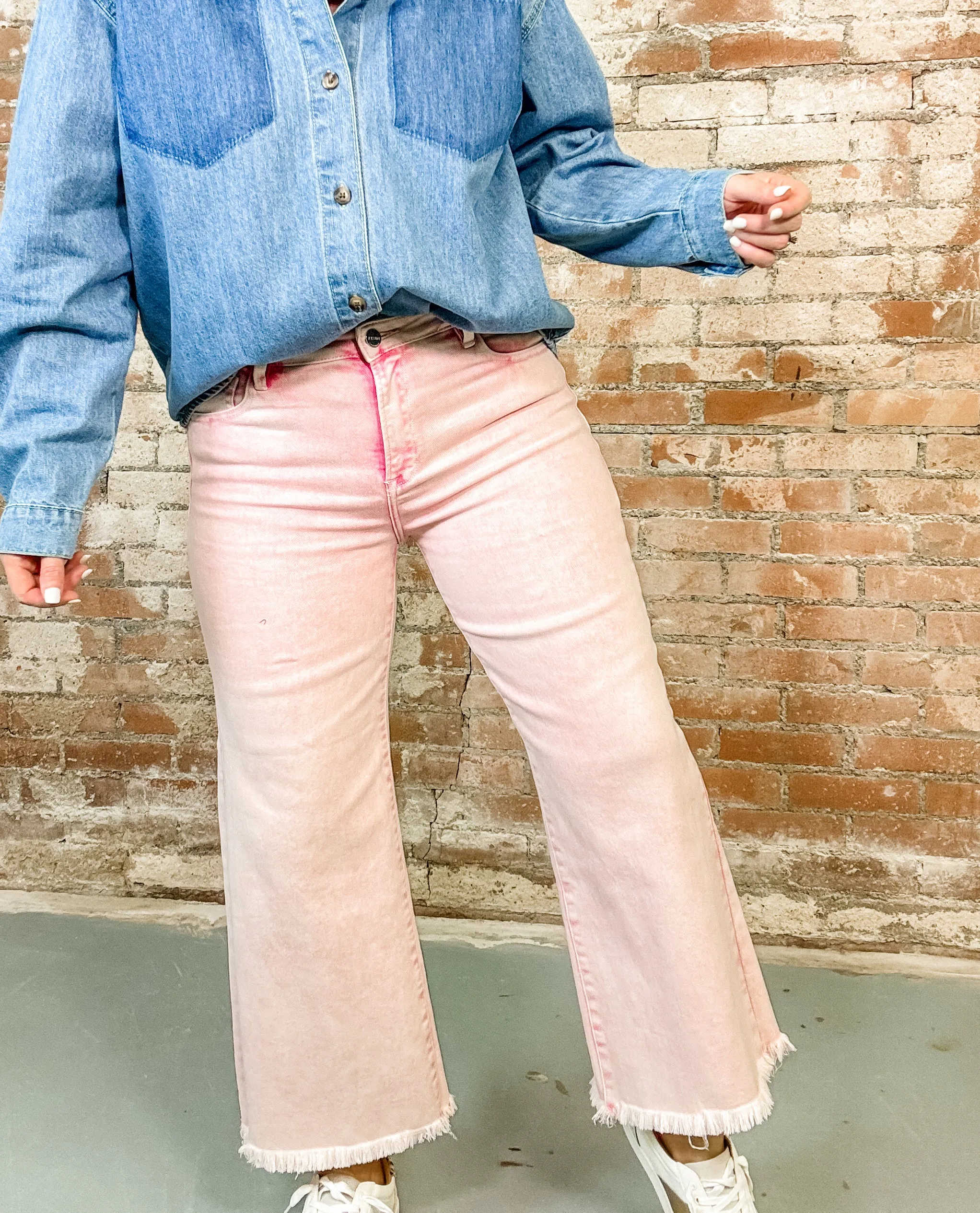 Horton Crop Wide Leg Jeans