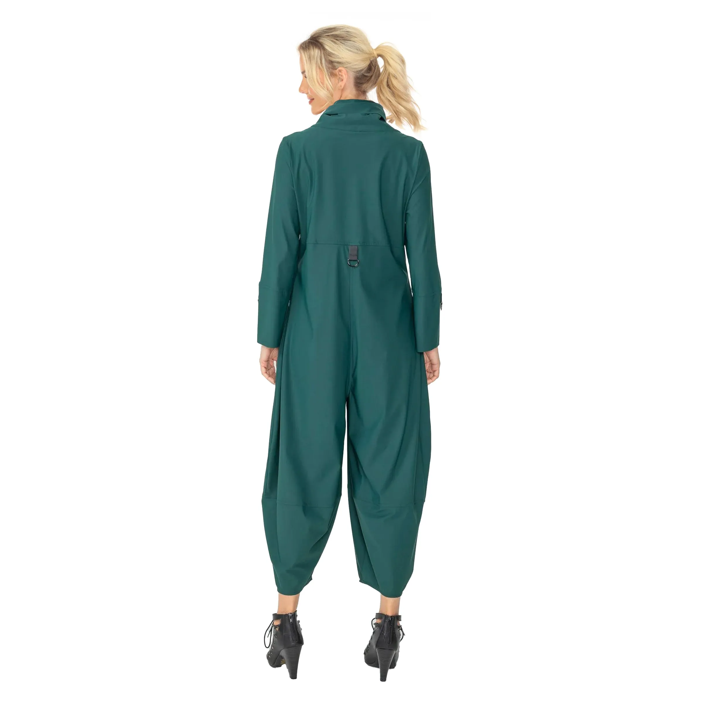 IC Collection Fashion Forward Jumpsuit in Green - 3297JS-GN