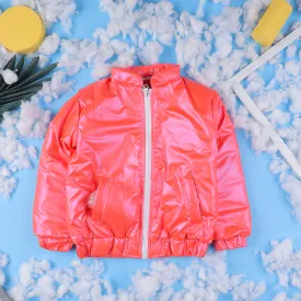 Infant Puffer jacket For Girls - Pink